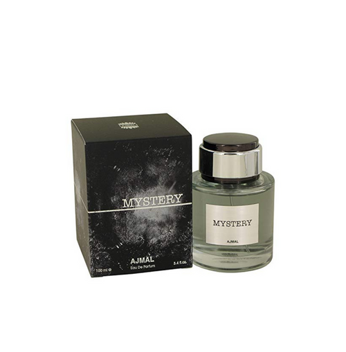 Ajmal Mystery Eau De Parfum 100ML for men, featuring the perfume bottle with elegant design and branding.