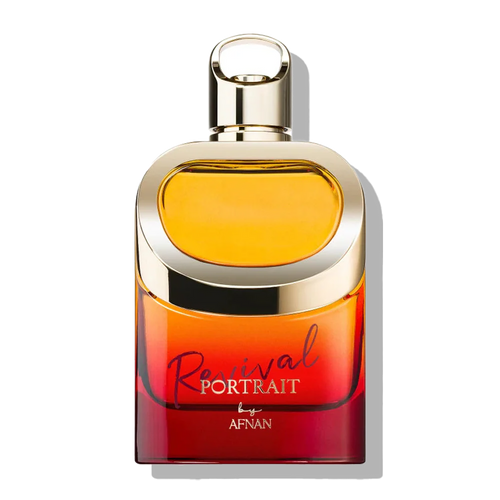 Afnan Revival Portrait Eau de Parfum 100ml bottle for men and women, elegant design and packaging visible in the image.