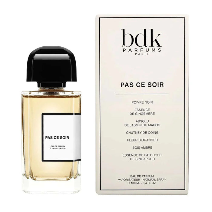 Bdk Pas Ce Soir Eau De Parfum For Women 100ML
