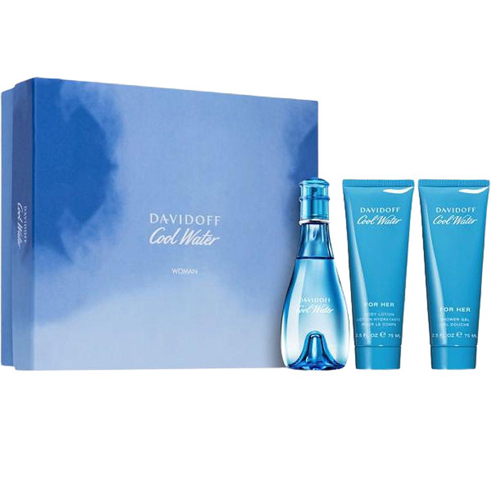 Davidoff Cool Water Eau De Toilette Gift Set For Women