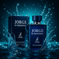 Alhambra Jorge Di Profondo 100ml perfume bottle with elegant packaging and a sleek design.