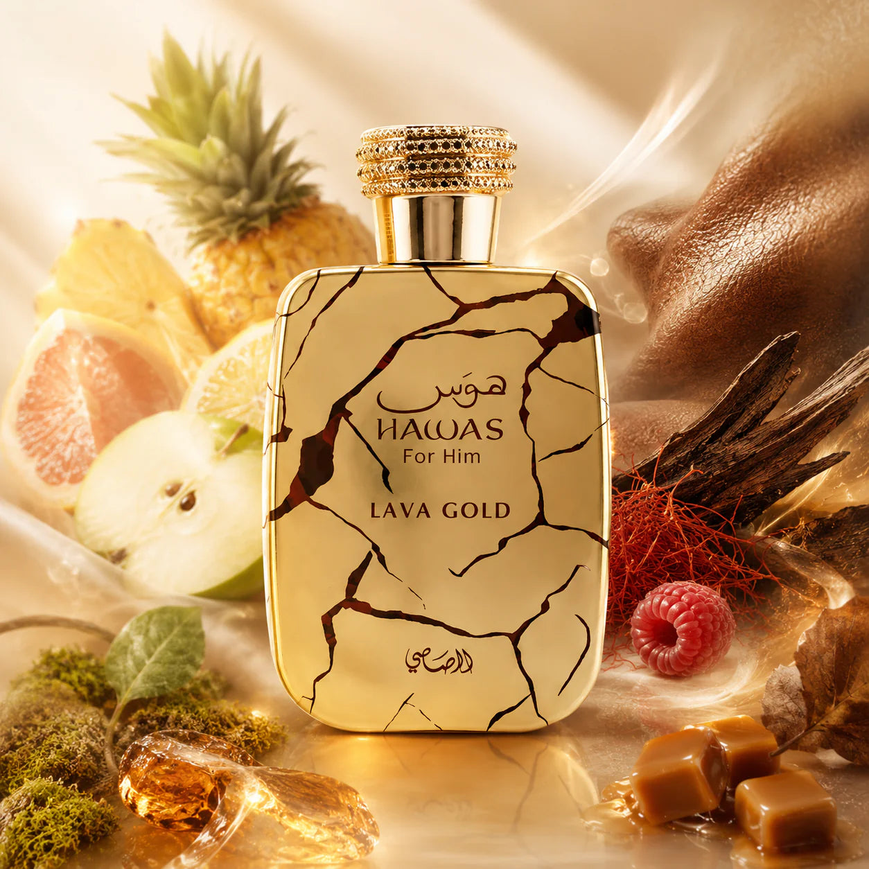 Rasasi Hawas Lava Gold Eau De Parfum For Men 100ml