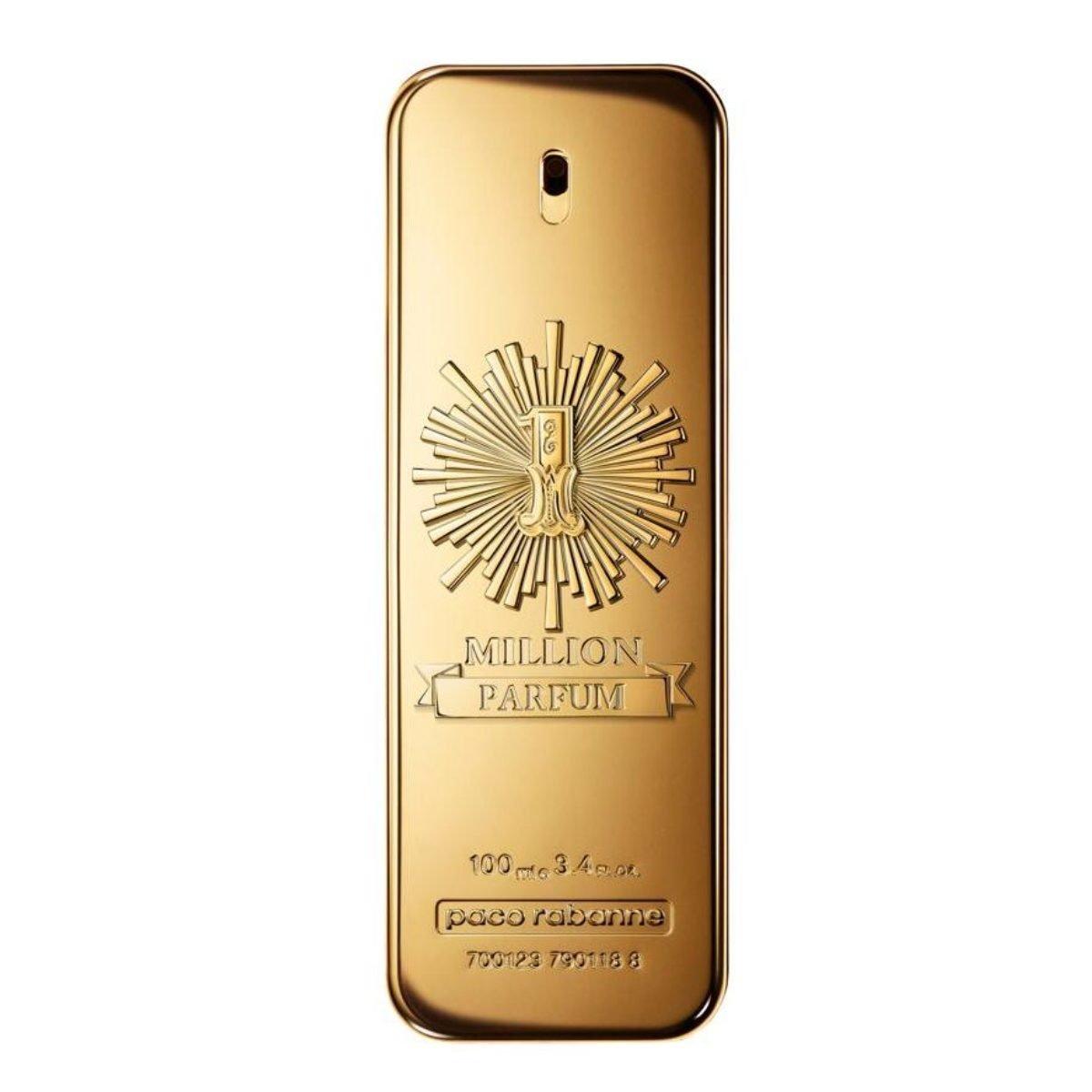 Tester Paco Rabanne 1 Million Eau De Toilette 100ml bottle with gold-colored design and clear cap, showcasing the luxury fragrance.