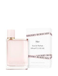 Miniature Burberry Her Eau De Parfum Intense 5ml bottle for women, featuring the iconic perfume bottle design.