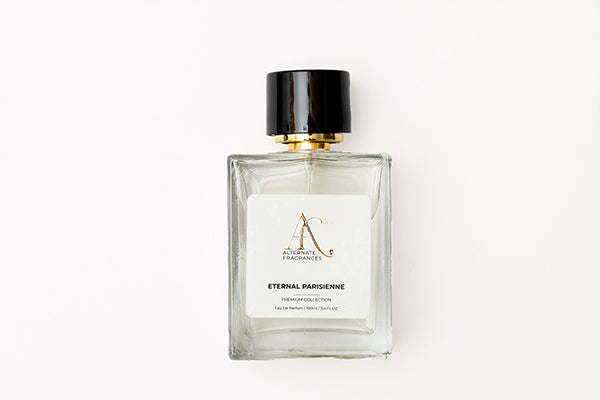 Eternal Parisienne Eau de Parfum by Rini Deals, 100ml bottle featuring elegant floral and fruity fragrance design.