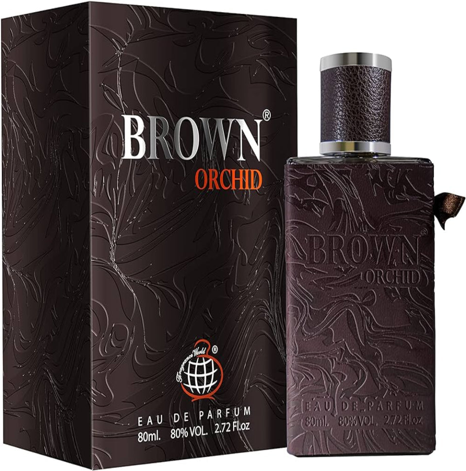 FRAGRANCE WORLD BROWN ORCHID EAU DE PARFUM 80ML FOR MEN
