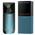 Issey Miyake Fusion d’Issey Eau De Toilette 100ml men's fragrance bottle with floral and woody notes, sleek glass design.