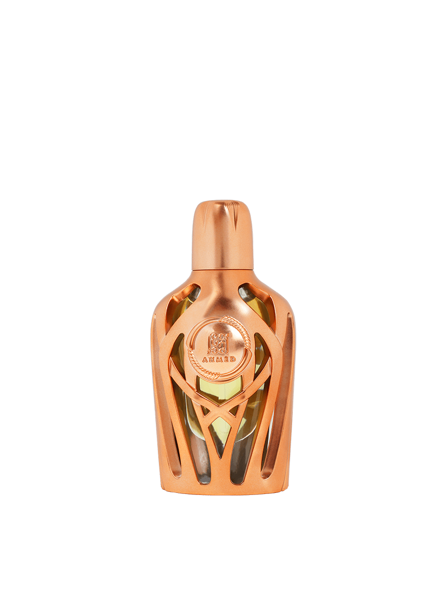 Ahmed Al Maghribi Hayyin concentrated perfume oil bottle, 15ml, for men and women, with a clear glass container and elegant label.