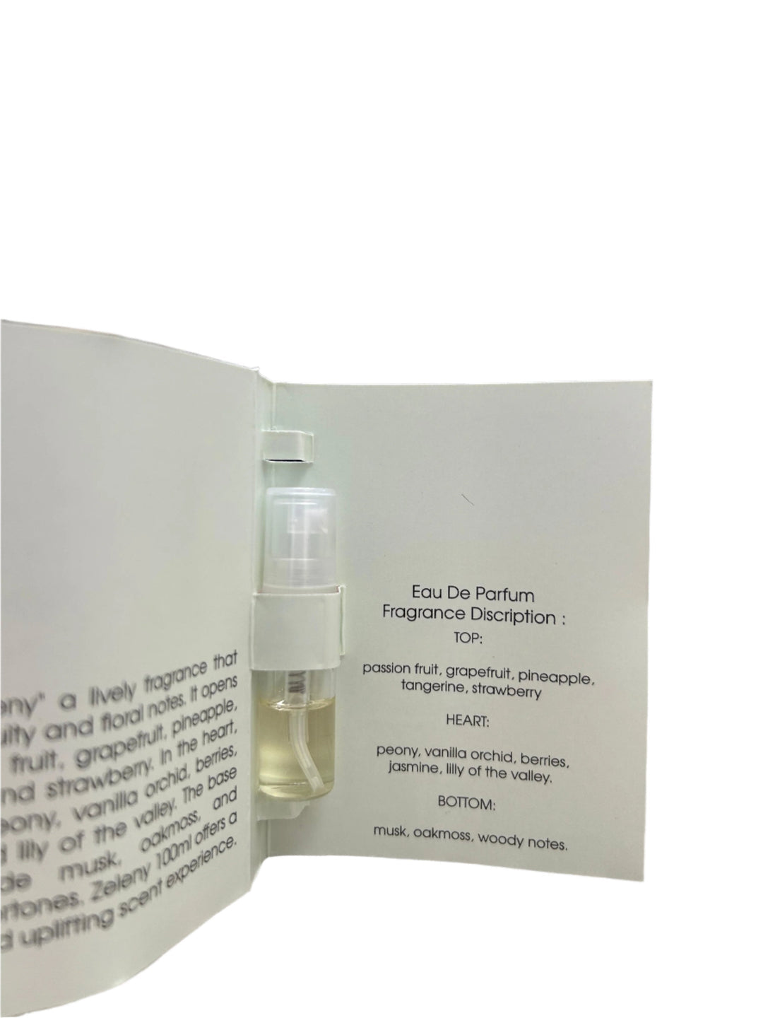 AHMED AL MAGHRIBI ZELENY EAU DE PARFUM FOR MEN & WOMEN VIAL 2ML