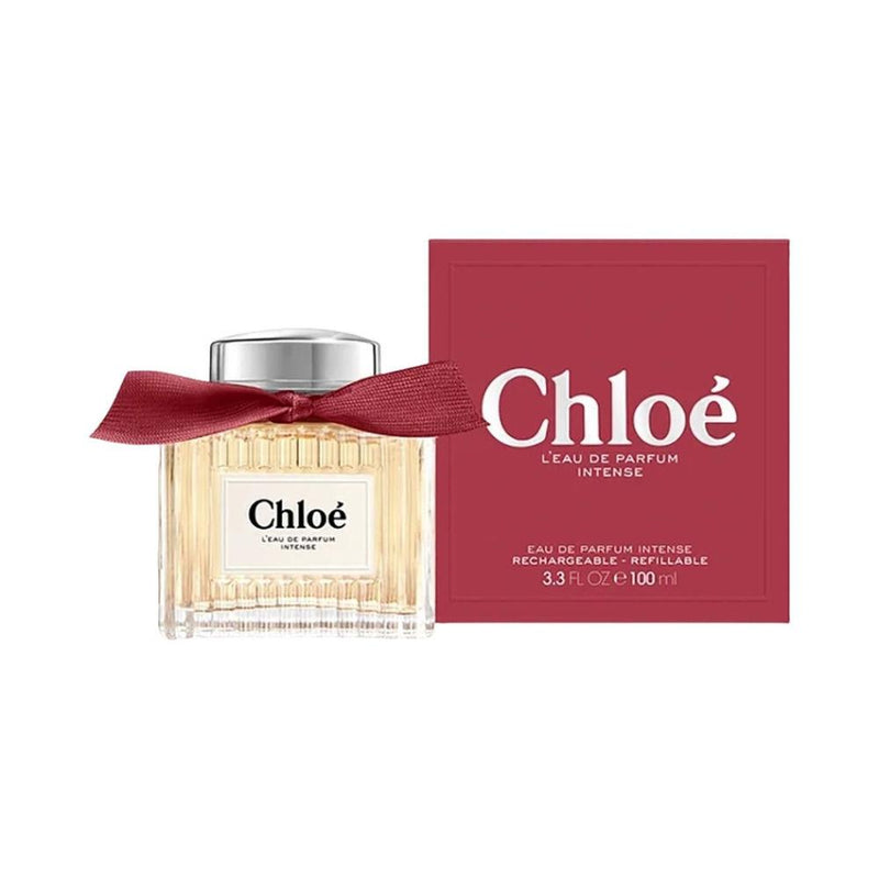 Miniature Chloé L'Eau de Parfum Intense for Women, small perfume bottle with elegant floral design and gold cap.
