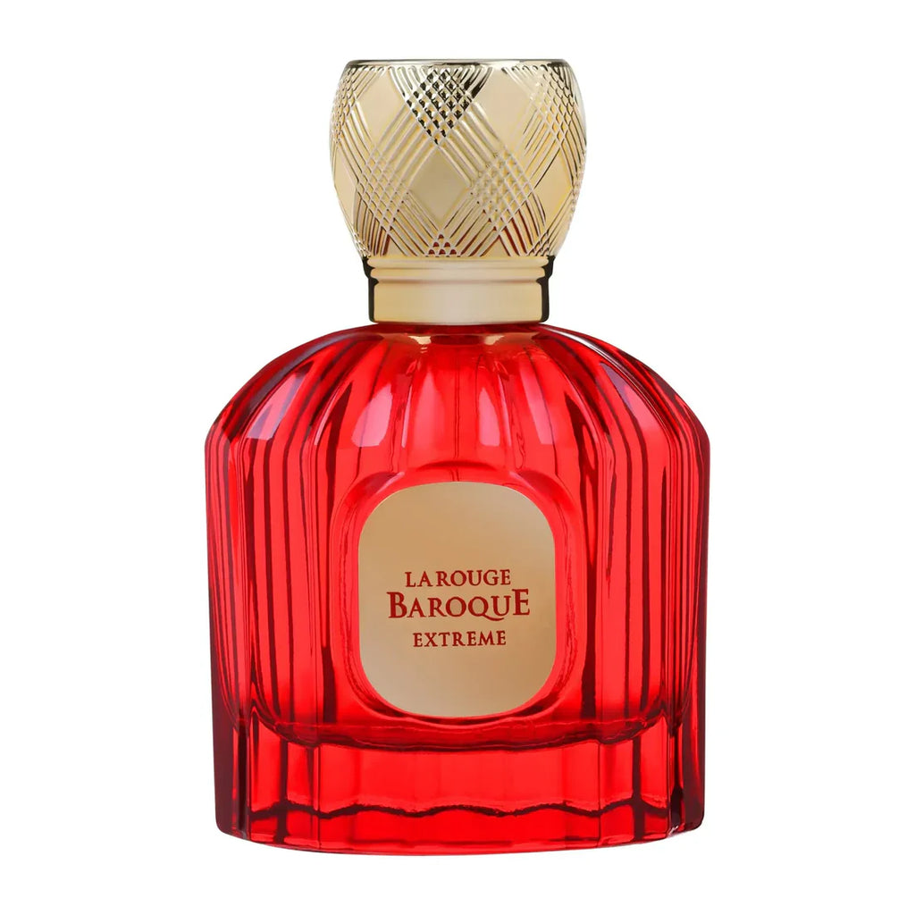 Maison Alhambra La Rouge Baroque Extreme Eau De Parfum 100ml for men and women, featuring elegant packaging and a luxurious fragrance.