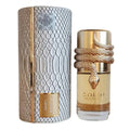 Lattafa Musamam White Intense Eau de Parfum 100ml for men and women, showcasing the elegant white bottle and luxurious perfume.