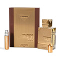 Al Haramain Amber Oud Extreme Gold Edition perfume bottle for men and women, featuring a luxurious gold design and elegant packaging.
