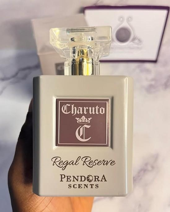 Pendora Cents Charuto Regal Reserve Eau De Parfum 100ml bottle with elegant packaging for men and women.