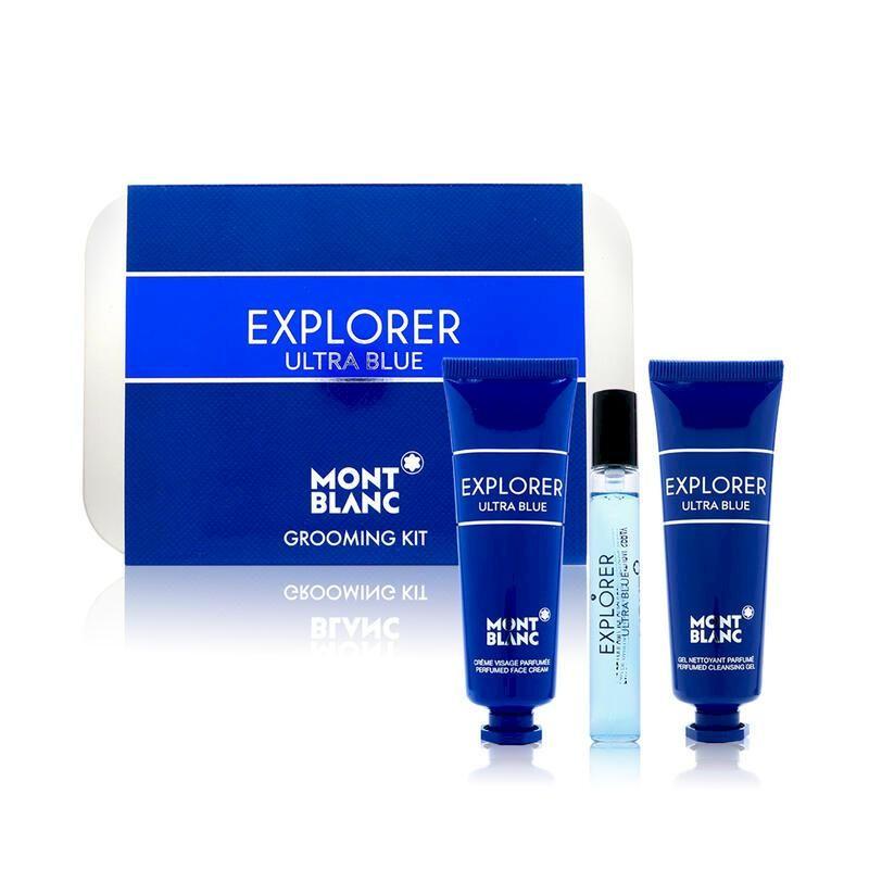 Montblanc Explorer Ultra Blue Grooming Kit — 7.5ml + 30ml + 30ml