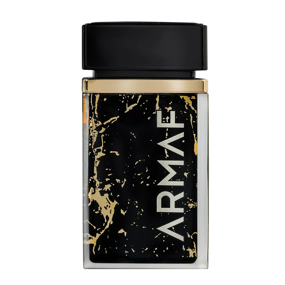 Armaf Ombre D'Or Eau De Parfum 100ml bottle for men and women, elegant glass container with gold accents.