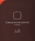 Ormonde Jayne Qi unisex parfum travel set with five 8ml bottles, showcasing elegant perfume packaging and design.