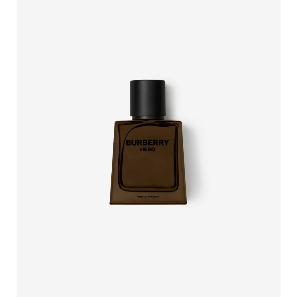 Miniature Burberry Hero Parfum Intense 5ml men's fragrance bottle, compact and stylish perfume for men.