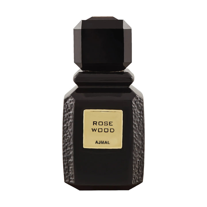 Ajmal Rose Wood Eau de Parfum 100ml bottle with elegant packaging, suitable for both men and women.