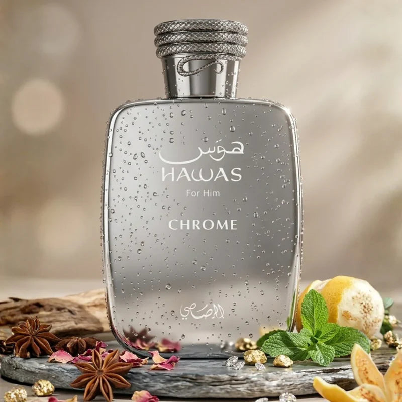 Rasasi Hawas Chrome Eau De Parfum For Men 100ml