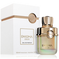 French Avenue Enigma Deux Eau de Parfum for women, elegant glass bottle with a sleek design and floral accents.