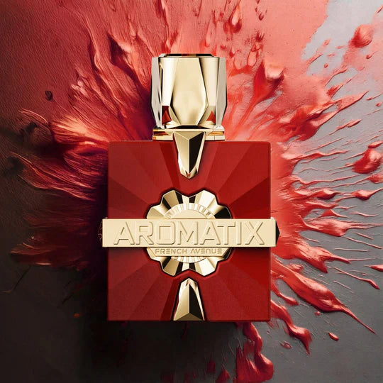French Avenue Carnal Desire Extrait de Parfum for Men, elegant glass bottle with dark scent liquid, luxurious and sophisticated design