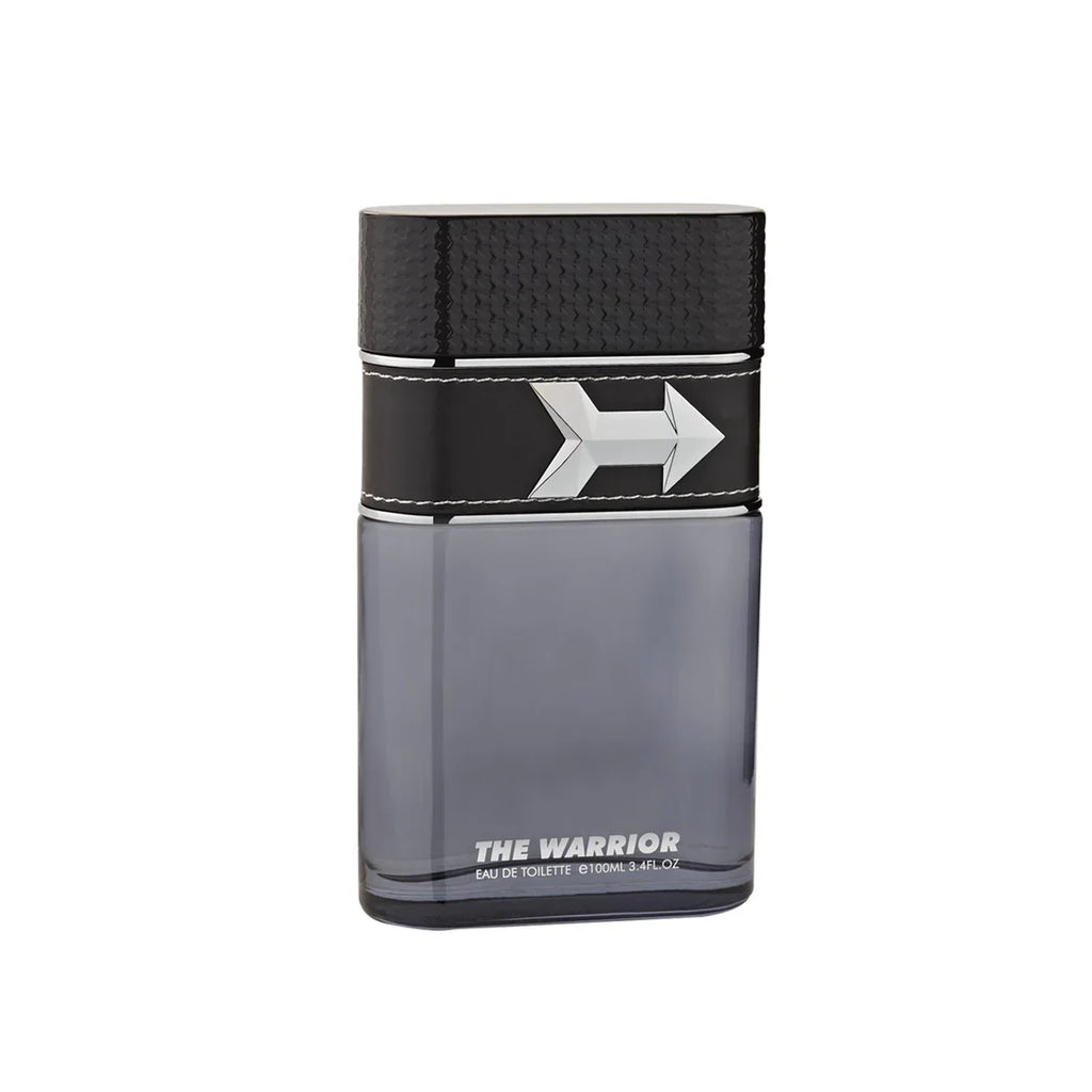 Armaf The Warrior men's Eau De Toilette 100ml bottle with dark, sleek packaging and a modern design.