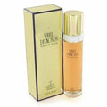 Elizabeth Taylor White Diamonds Eau de Toilette bottle with white floral design, 100ml for women by Elizabeth Arden.