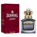 Jean Paul Gaultier Scandal Pour Homme Eau de Toilette 100ml bottle with black cap and sleek design, displayed in a clear image.