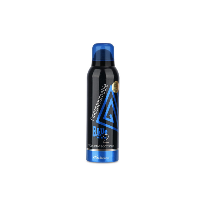 Rasasi Blue for Men 2 L'incontournable Deodorant Spray 200ml For Men