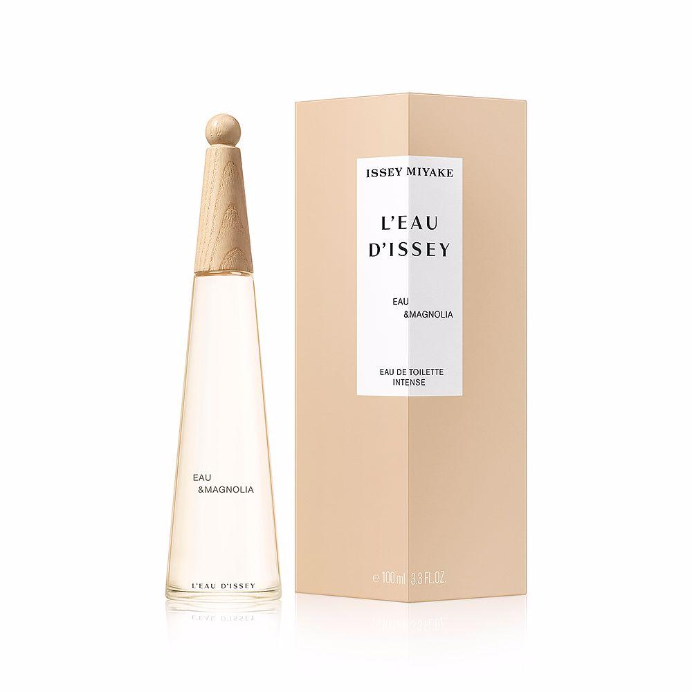 Issey Miyake L’Eau d’Issey Eau & Magnolia 100ml women’s perfume bottle with floral design and elegant packaging.