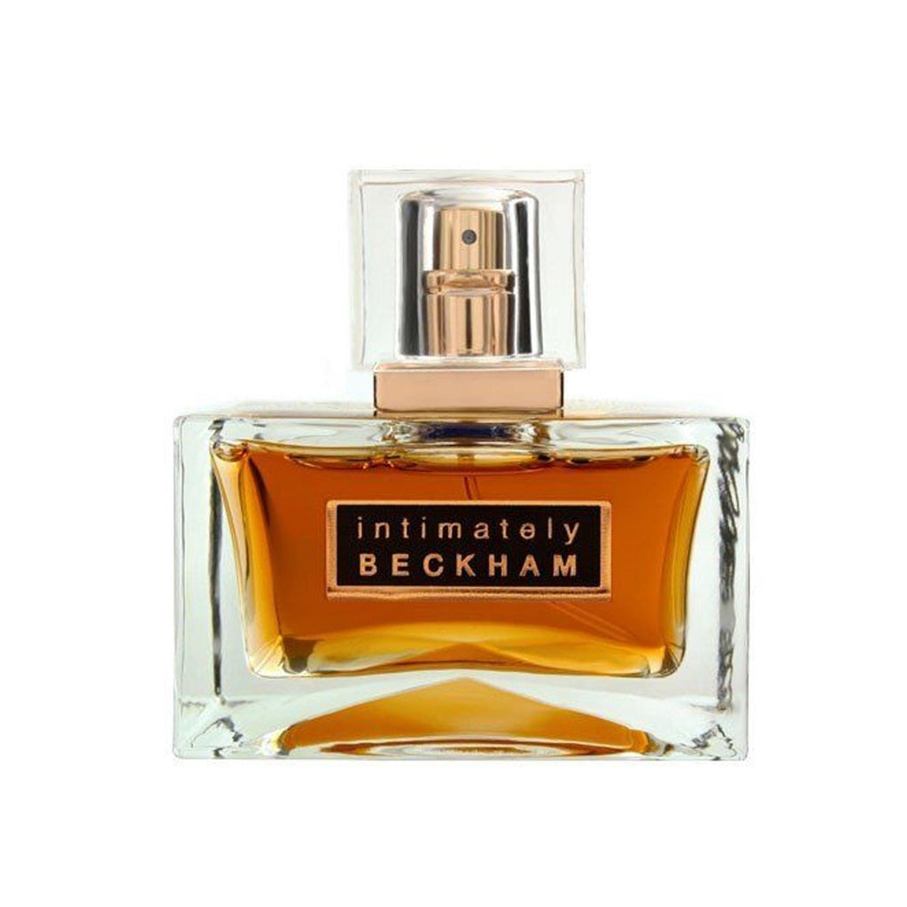 David Beckham Intimately Eau De Toilette 75ml men’s fragrance bottle with elegant design and branding visible.