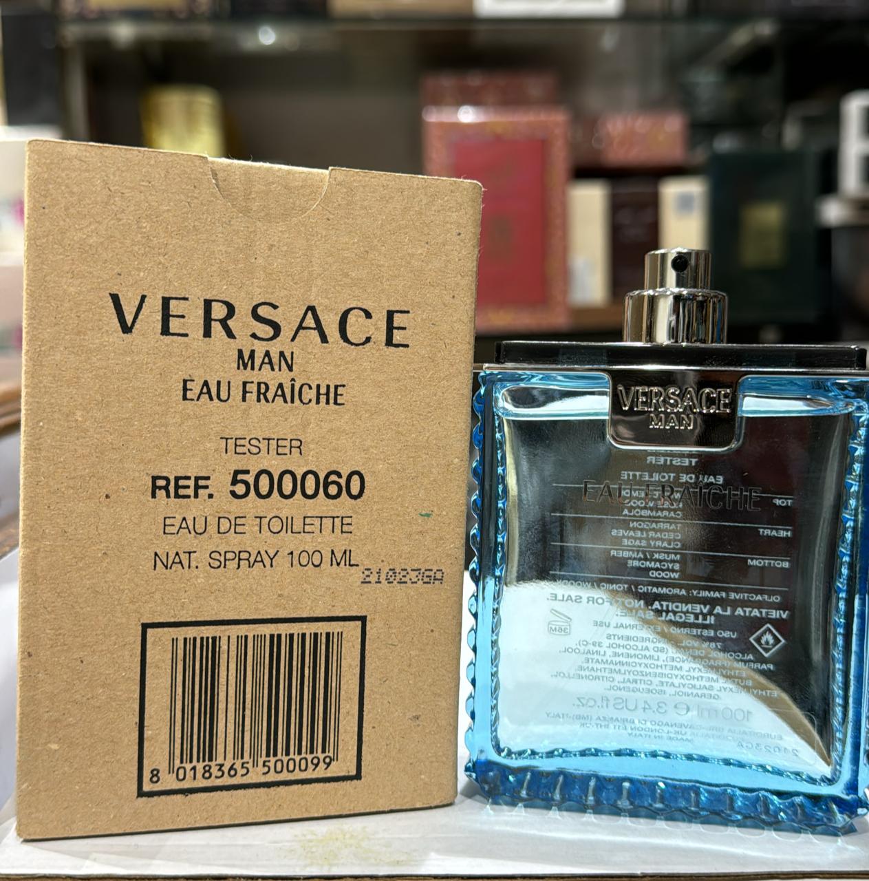 Tester Versace Eau Fraiche Eau De Toilette 100ML