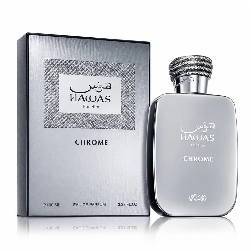 Rasasi Hawas Chrome Eau De Parfum For Men 100ml