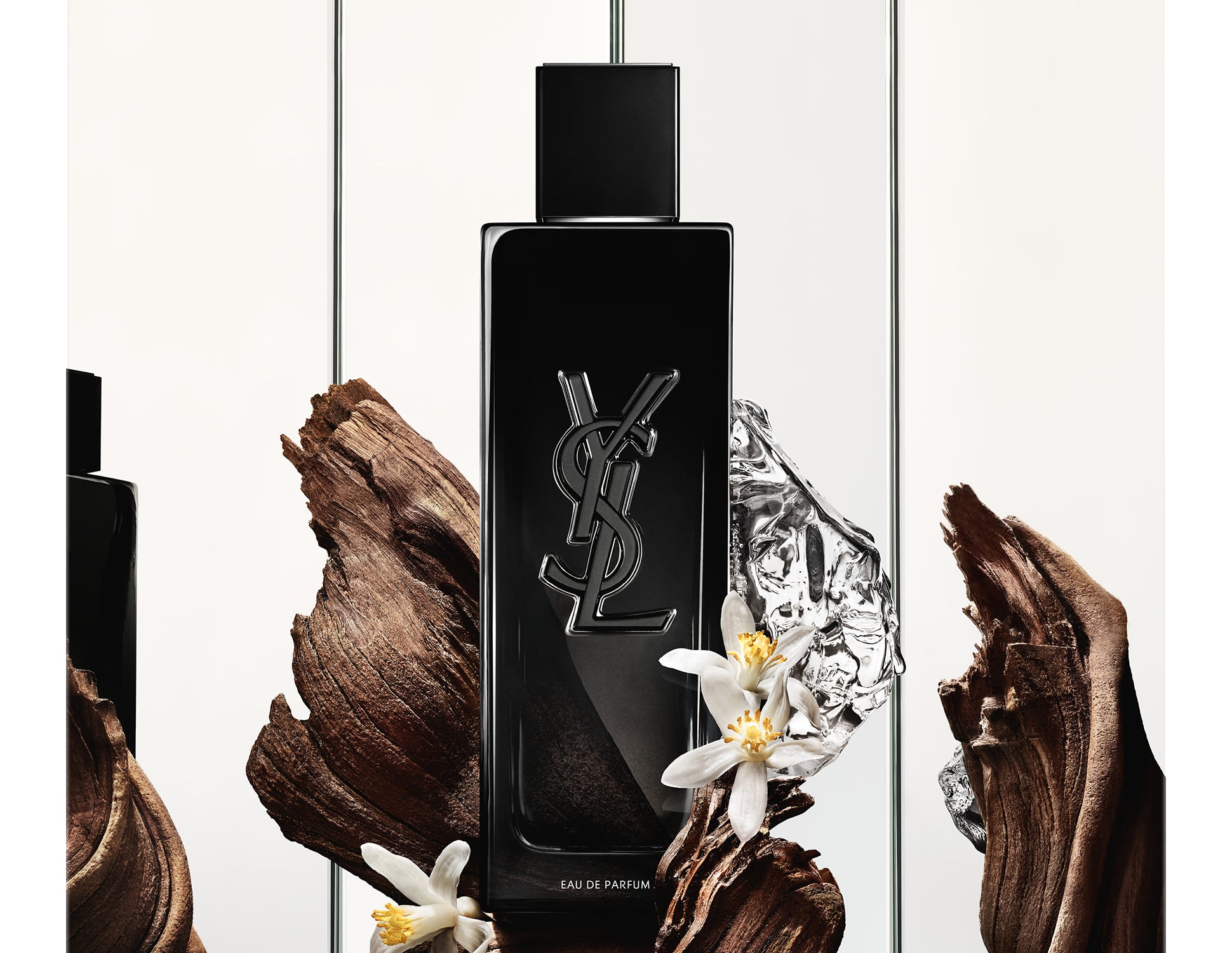 Yves Saint Laurent MYSLF Le Parfum Eau De Parfum for Men in 100ml bottle, sleek black packaging with gold accents.