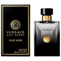 Versace Oud Noir Eau De Parfum for Men in 100ml bottle, featuring a sleek black design and luxurious fragrance.