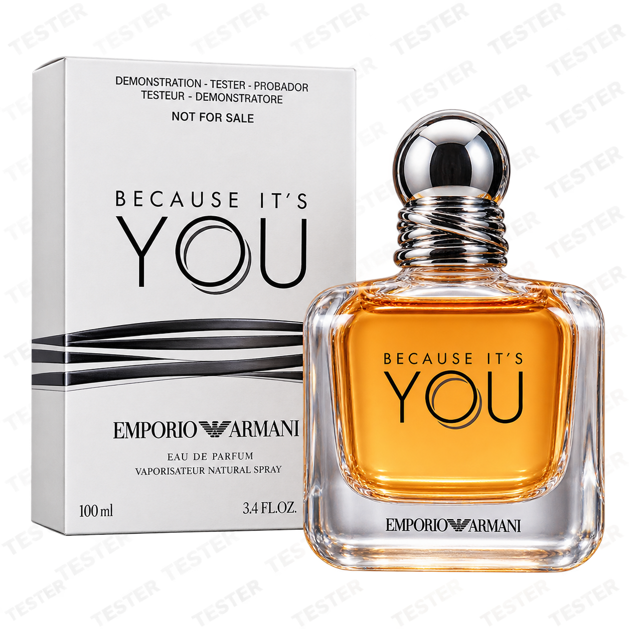 Tester Emporio Armani Because It's You Eau de Parfum 100ml For Women