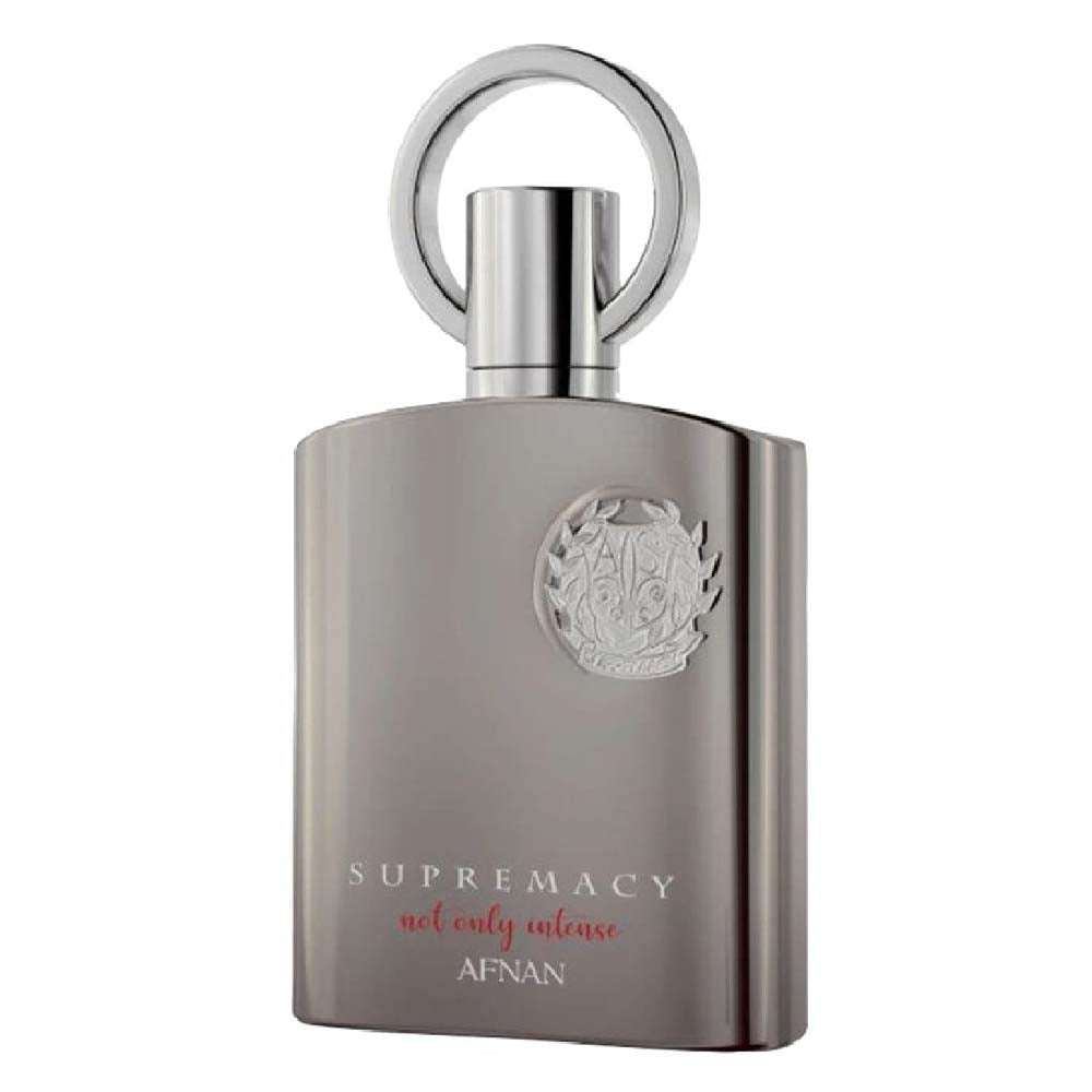 Afnan Supremacy Not Only Intense men's Eau de Parfum bottle, 100ML, with sleek design and elegant branding.