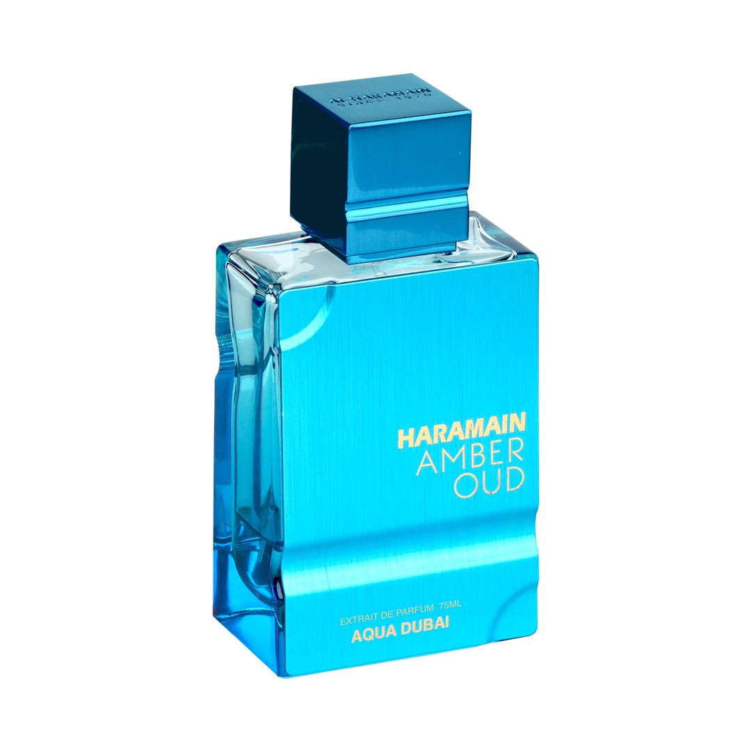 WITHOUT BOX OF AL HARAMAIN AMBER OUD AQUA DUBAI EXTRAIT DE PARFUM 75ML FOR MEN & WOMEN