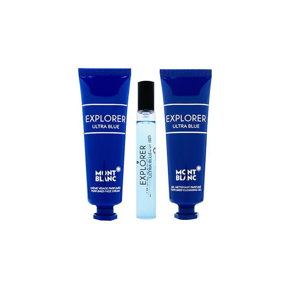 Montblanc Explorer Ultra Blue Grooming Kit — 7.5ml + 30ml + 30ml