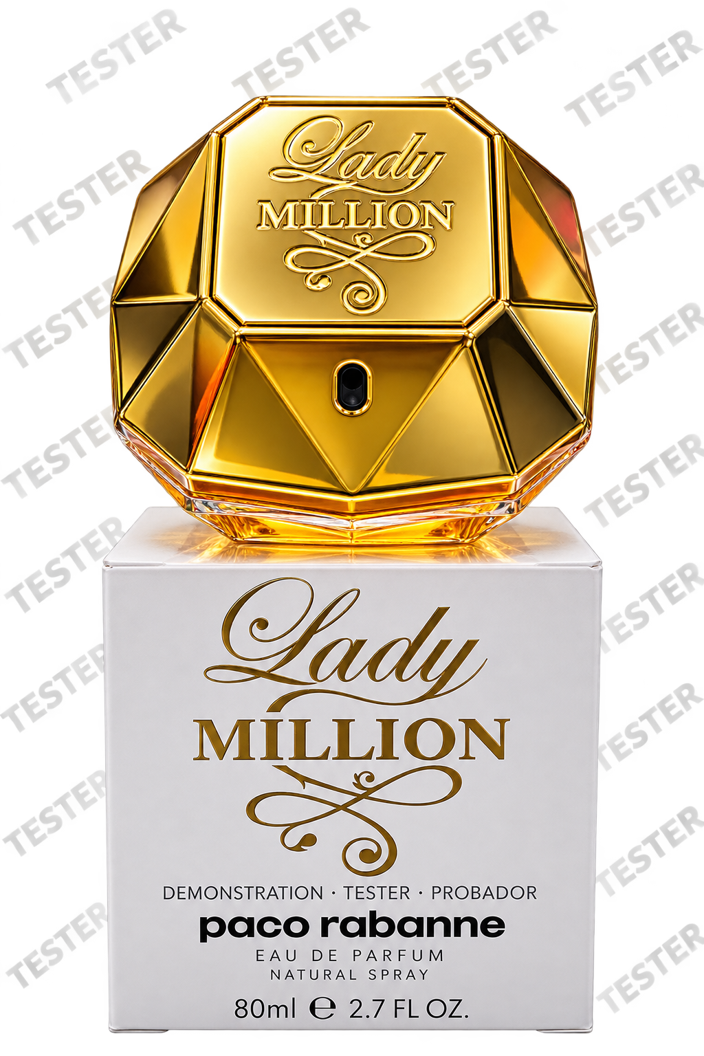 Tester - Paco Rabanne Lady Million Eau de Parfum 80ml For Women
