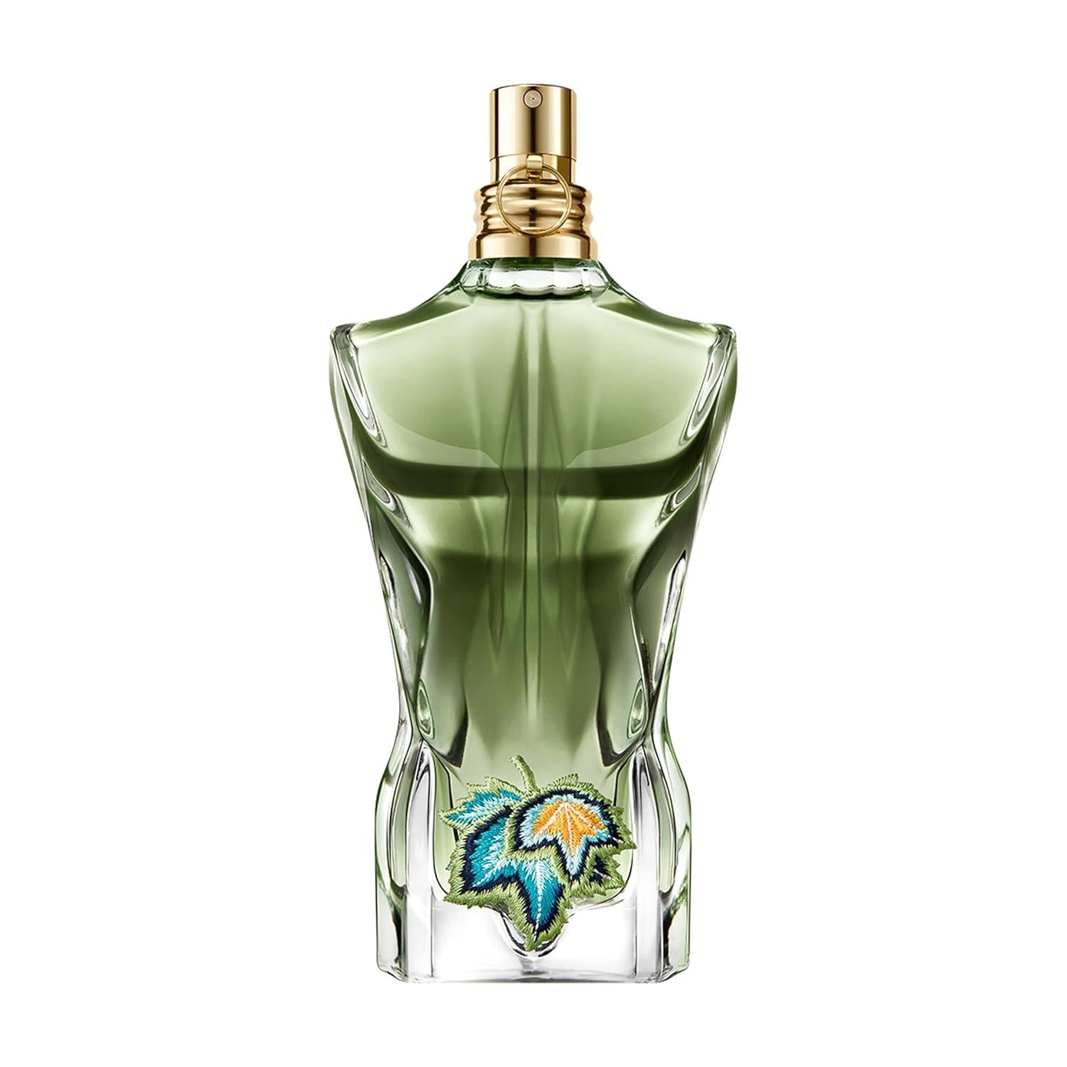 Jean Paul Gaultier Le Beau Paradise Garden Eau De Parfum 125ml for men, featuring a sleek bottle with floral and fresh scent notes.