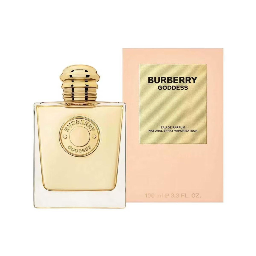 Miniature Burberry Goddess Eau de Parfum 5ml for women, showing the perfume bottle with classic Burberry design and branding.