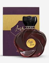 Ahmed Al Maghribi Lush Noir Eau de Parfum 100ml for men and women, featuring the elegant black bottle and stylish design.