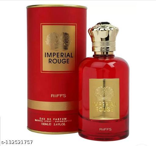Riiffs Imperial Rouge Eau De Parfum for Women in 100ml bottle, featuring elegant red packaging and stylish design.