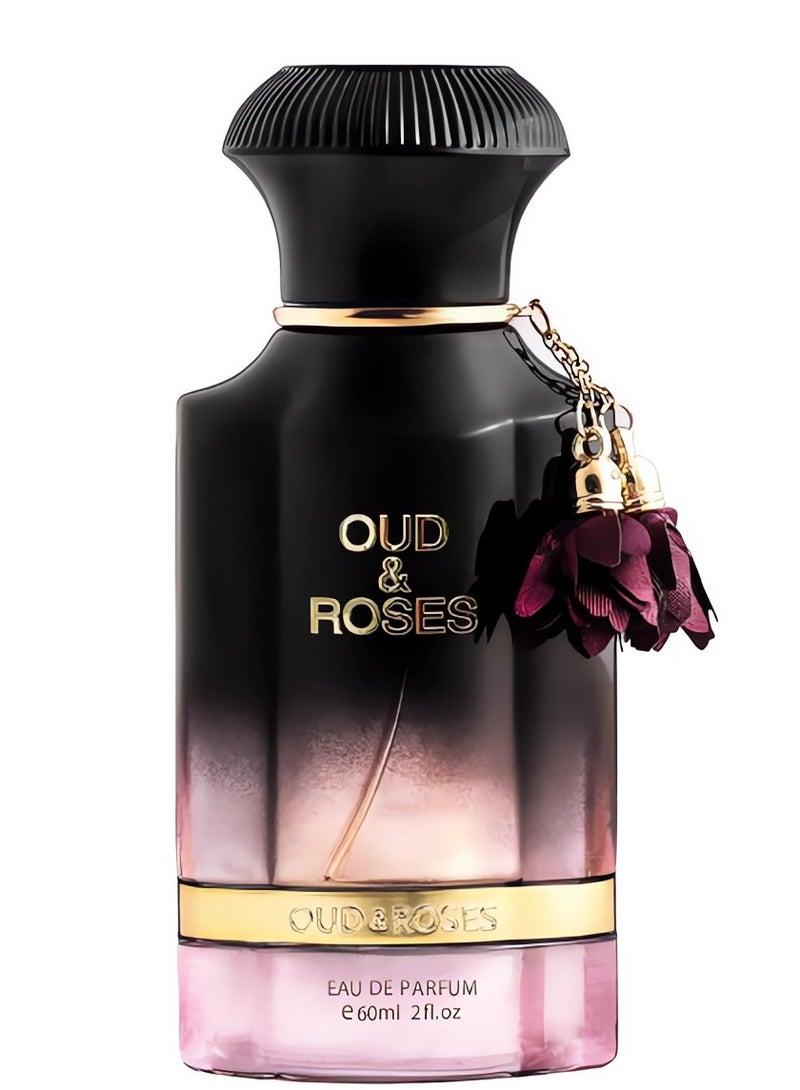 Ahmed Al Maghribi Oud & Roses Eau De Parfum For Unisex