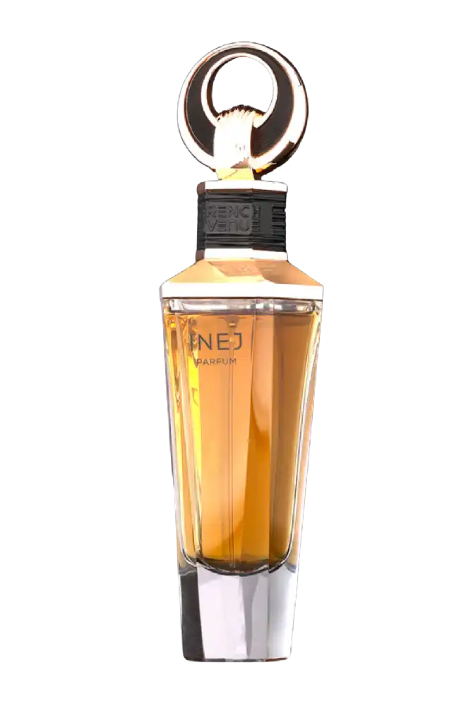 Fragrance World French Avenue Ineje Eau de Parfum 100ml for men, with a sleek bottle and elegant design.