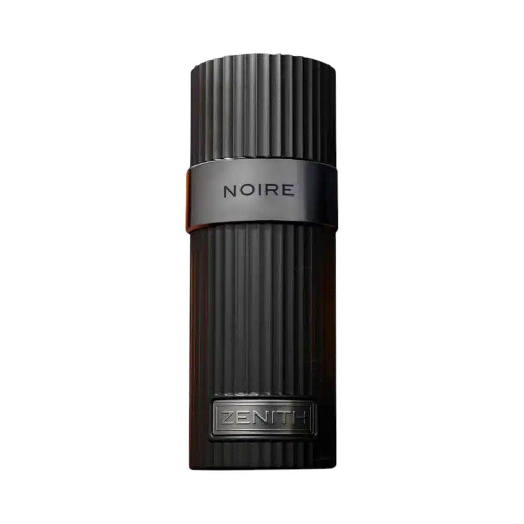 French Avenue Zenith Noire Eau de Parfum unisex bottle with black cap and modern design, 100ml, on a plain background.