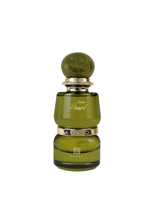 Ahmed Al Maghribi Green Pearl Eau de Parfum 80ml for men and women with a fresh green fragrance and elegant bottle design.