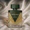 Ahmed Al Maghribi Prometheus Eau De Parfum 100ml for men, featuring sleek bottle design and elegant fragrance presentation.